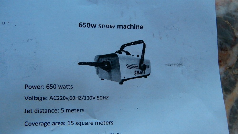 Snow Machine (SM-650)