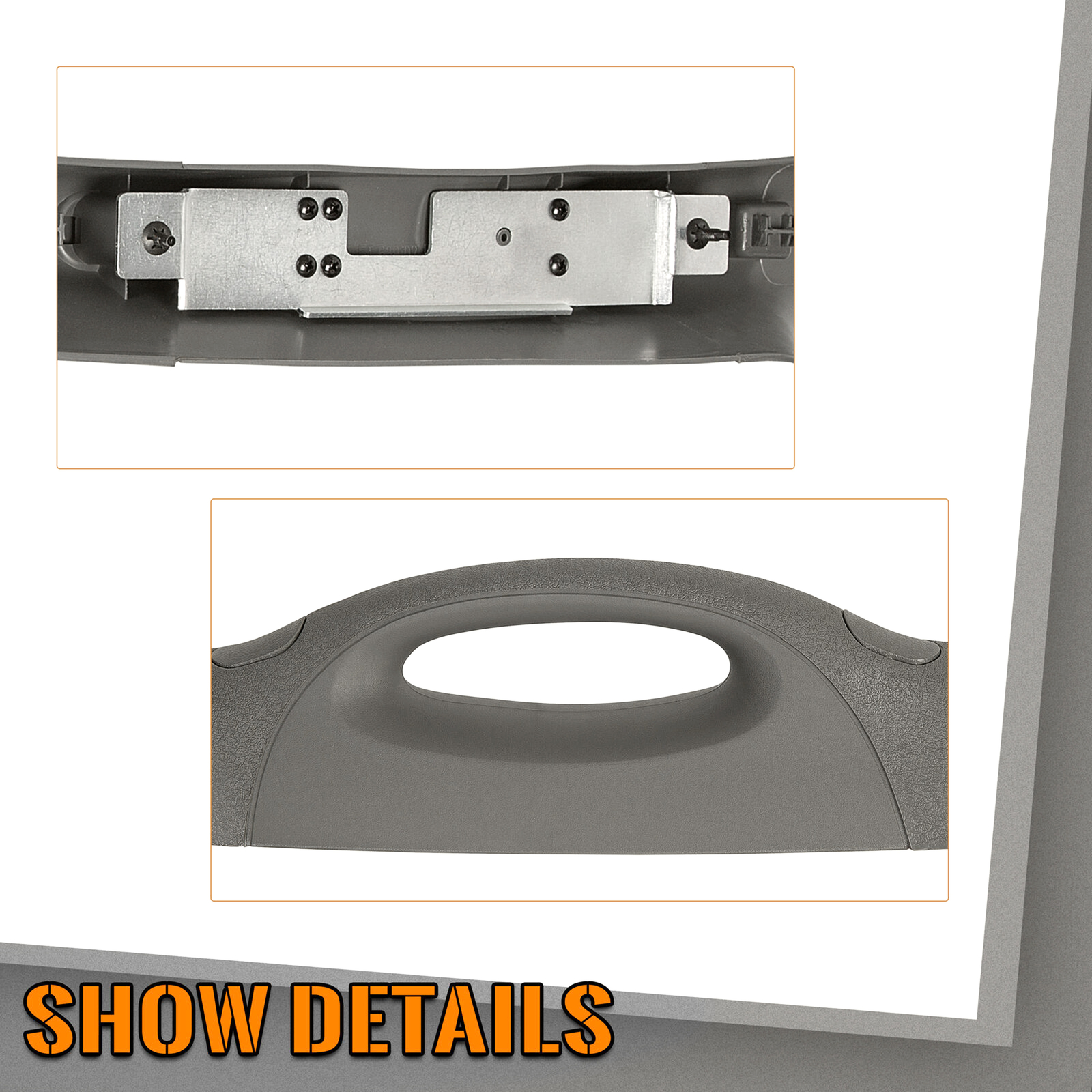 Front A Pillar Trim Handle Fit For Ford F150 F-150 2004-2008 Gray Passenger Side