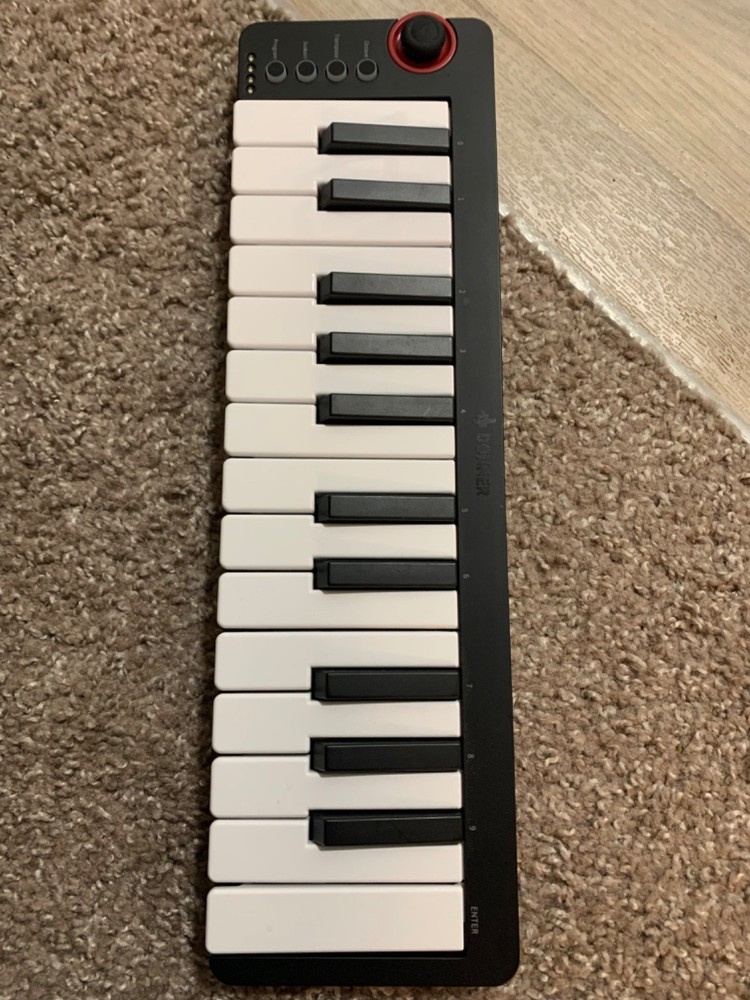 Donner N-25 Mini Midi Keyboard C Power-Pitch-Transpose-Program-Octave