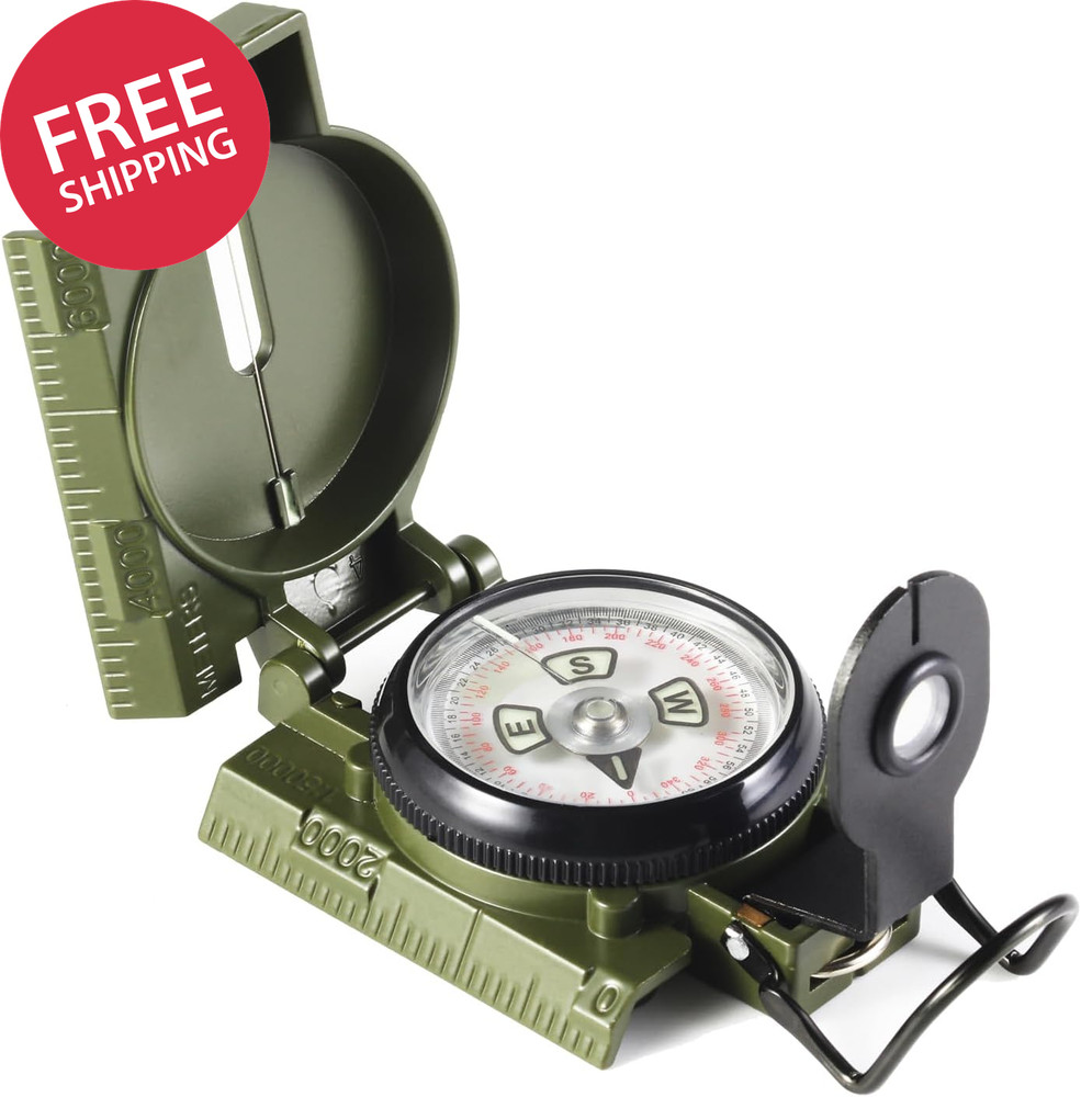 Multifunctional Military Sighting Navigation Compass with Inclinometer | Impact