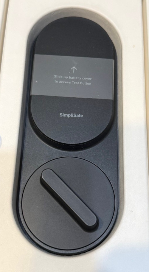 SimpliSafe SS3-LK-WW Smart Door Deadbolt Lock Black