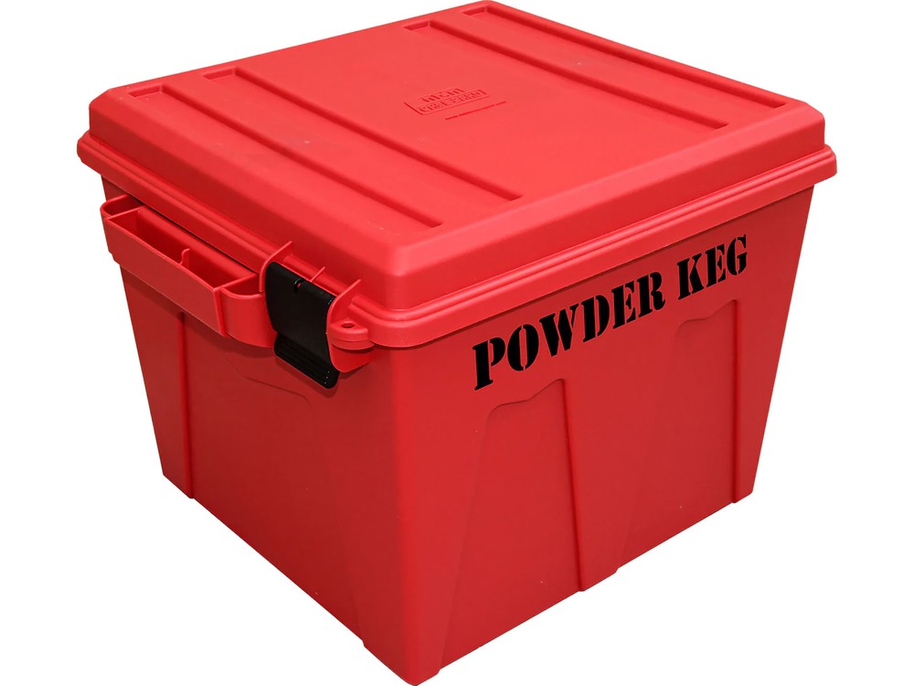 MTM Powder Keg Storage Container Polymer Red