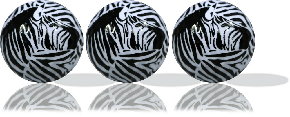 Zebra Face Golf Balls 3 Pack - Great Gift Idea!