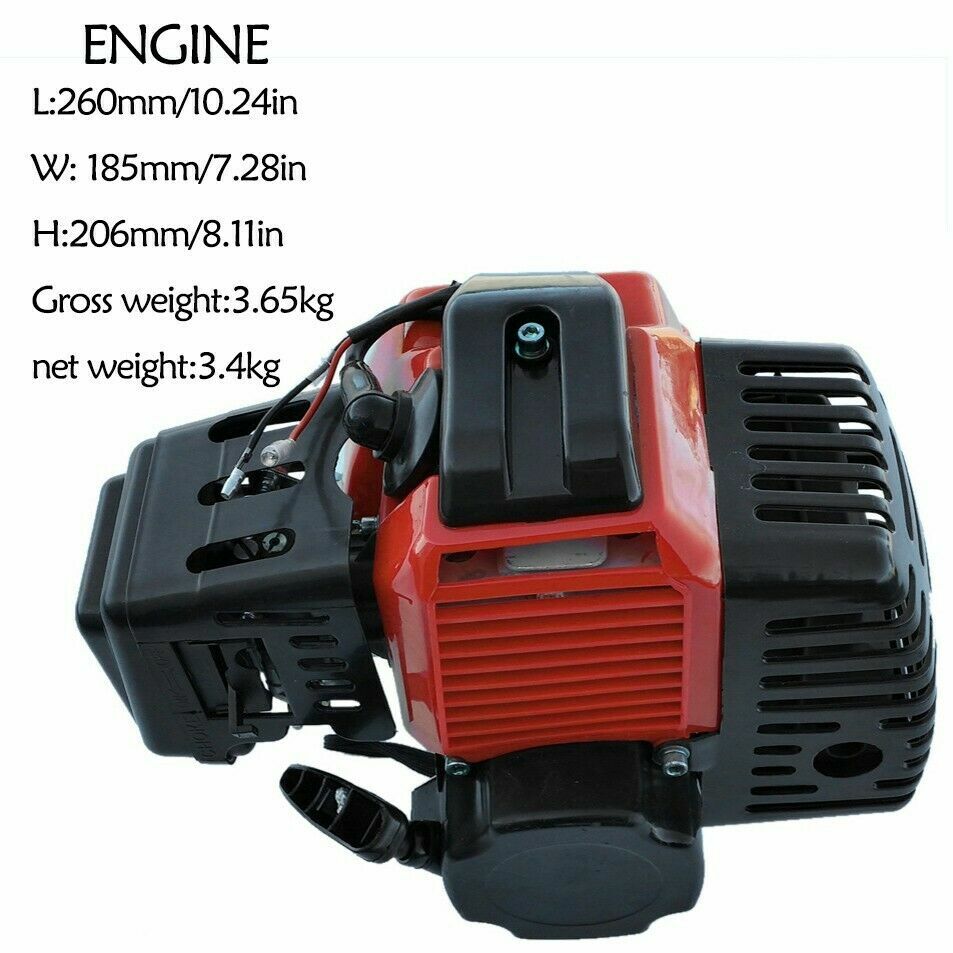 2 STROKE 49CC 50CC ENGINE MOTOR PULL START FOR POCKET MINI DIRT BIKE ATV