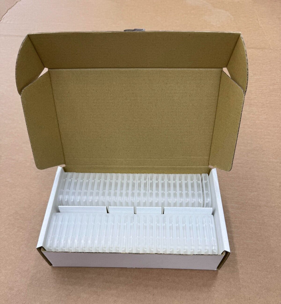 50-pack clear Micro SD card cases