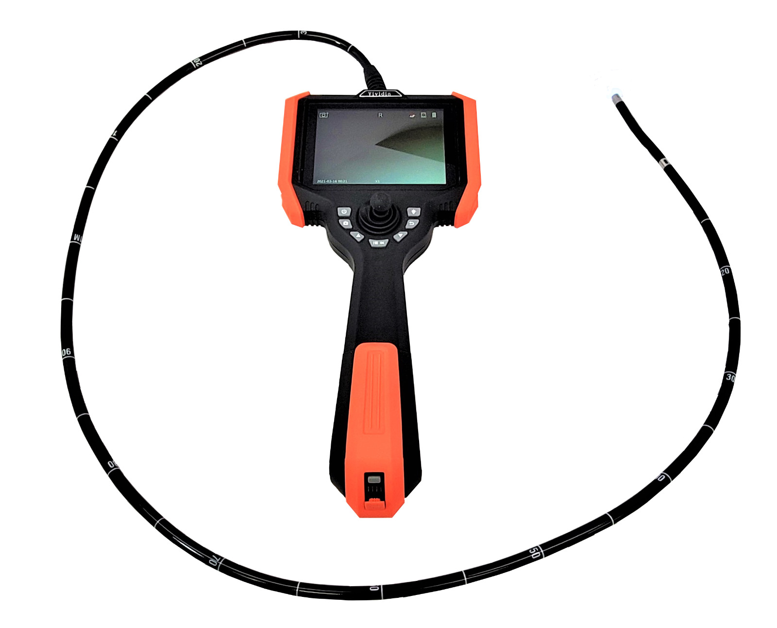 Vividia VE-8150 Portable Joystick Veterinary Horse Equine Upper Airway Endoscope