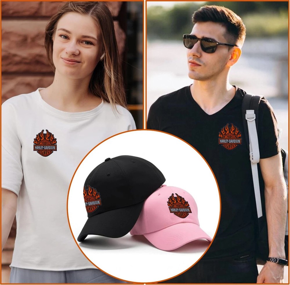 Harley Motorcycles Iron On Patch - Sew Patch - Embroidered Patch 3" x 3.5"