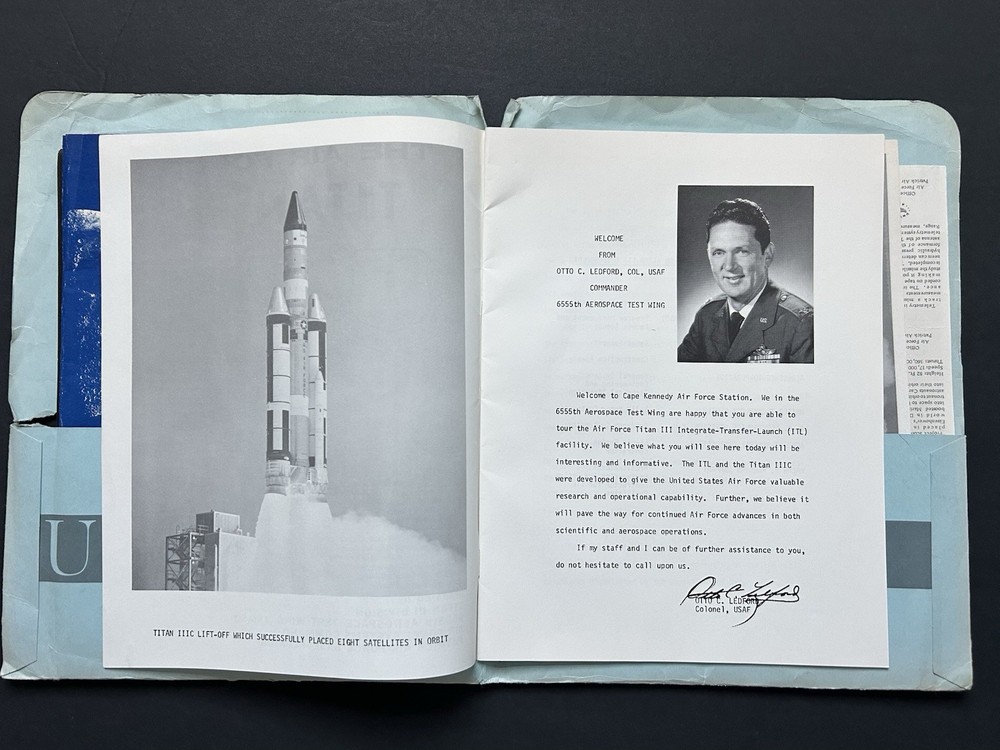 1966-1967 U.S. Air Force Systems Command Press Information Kit Folder Lot