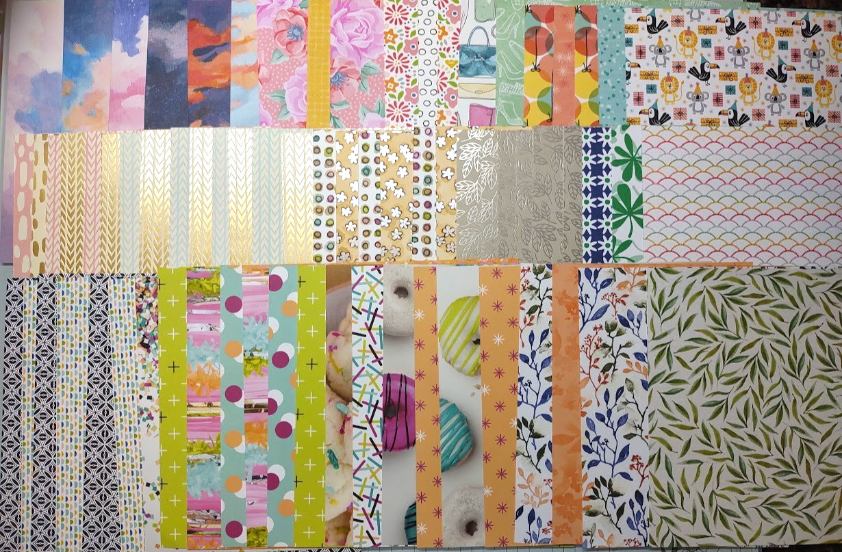 Stampin' Up! 6" x 6" (Retired) ~70 PIECE PAPER SAMPLER   FREE SHIPPING!!!