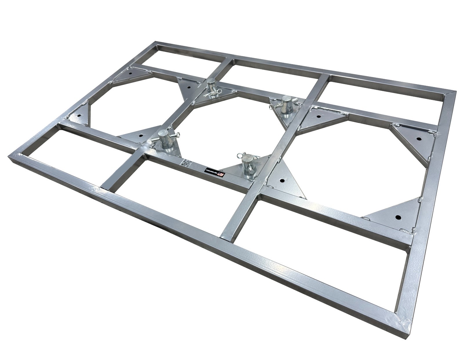 26"x39" Metal Frame Base for 12"x12" Aluminum Square Lighting Truss