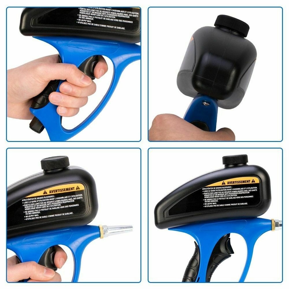 Handheld Pneumatic Antirust Sandblasting Machine Protection Sand Gravity Tool