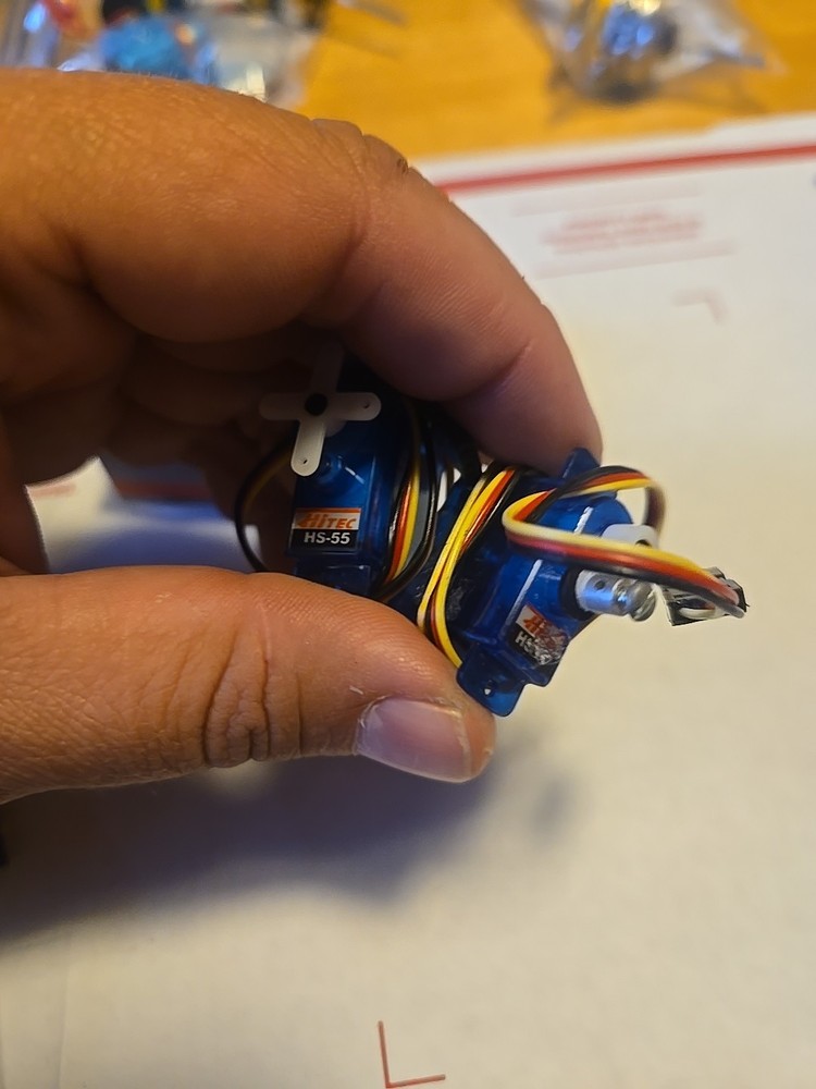 Hitec HS-55 Feather Micro Remote Control Airplane Servo, & Extras