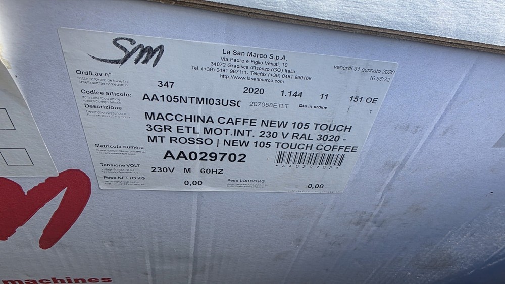 La San Marco 105 M Coffee Machine