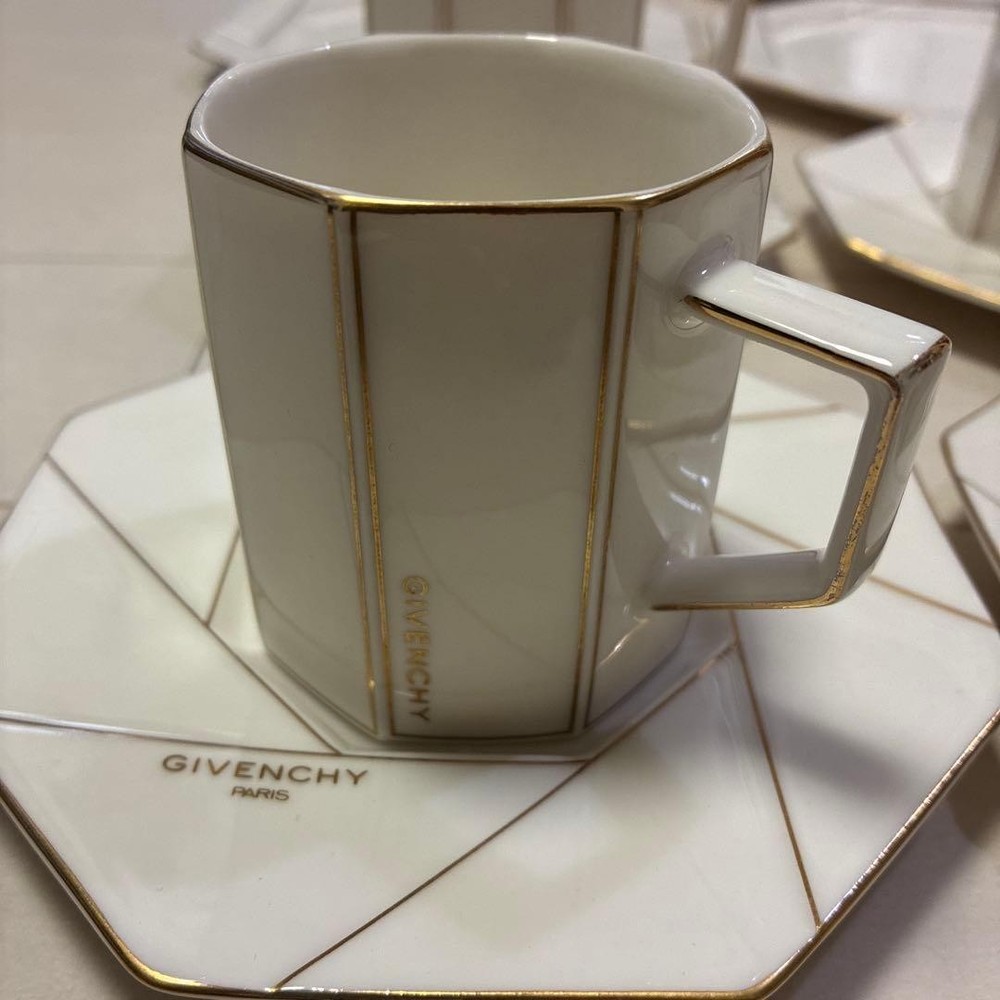 Givenchy Cup Saucer Plate 5 Set / Platter