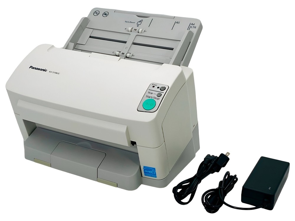 Panasonic KV-S1065C High Speed Sheetfed Document Scanner w/Adapter GRADE A!⚡️