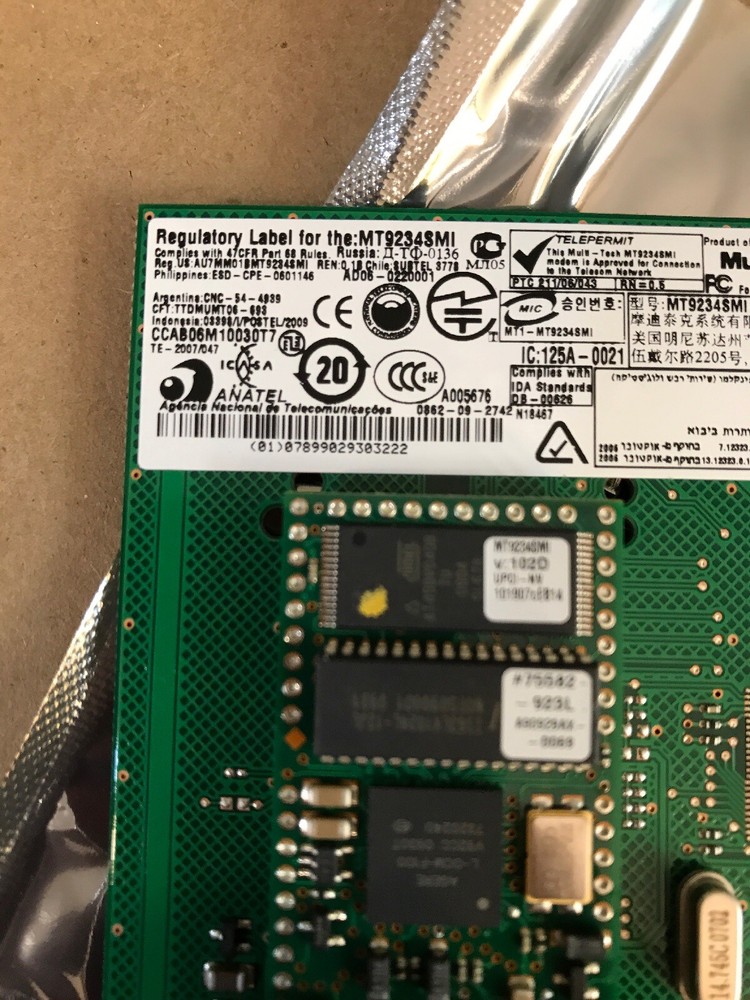 Multi-tech MT9234ZPX-PCIE-NV MultiModem ZPX Data Fax Modem