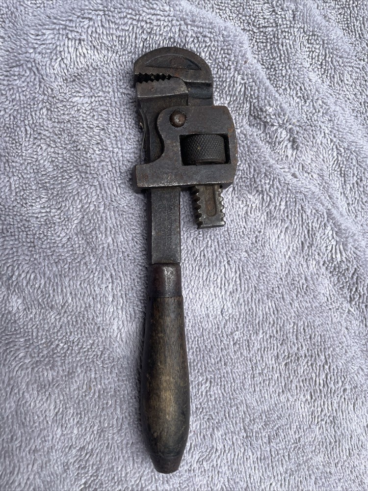 Monkey Wrench Wood Handle 7”