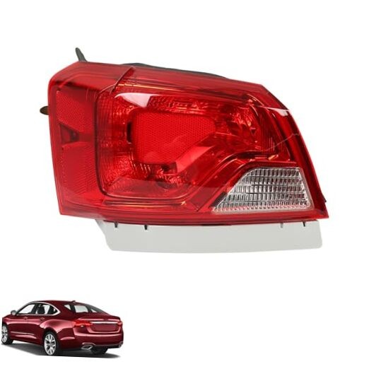 Tail Light Rear Light Assembly Outer Left Side Clear Lens Replacement for
