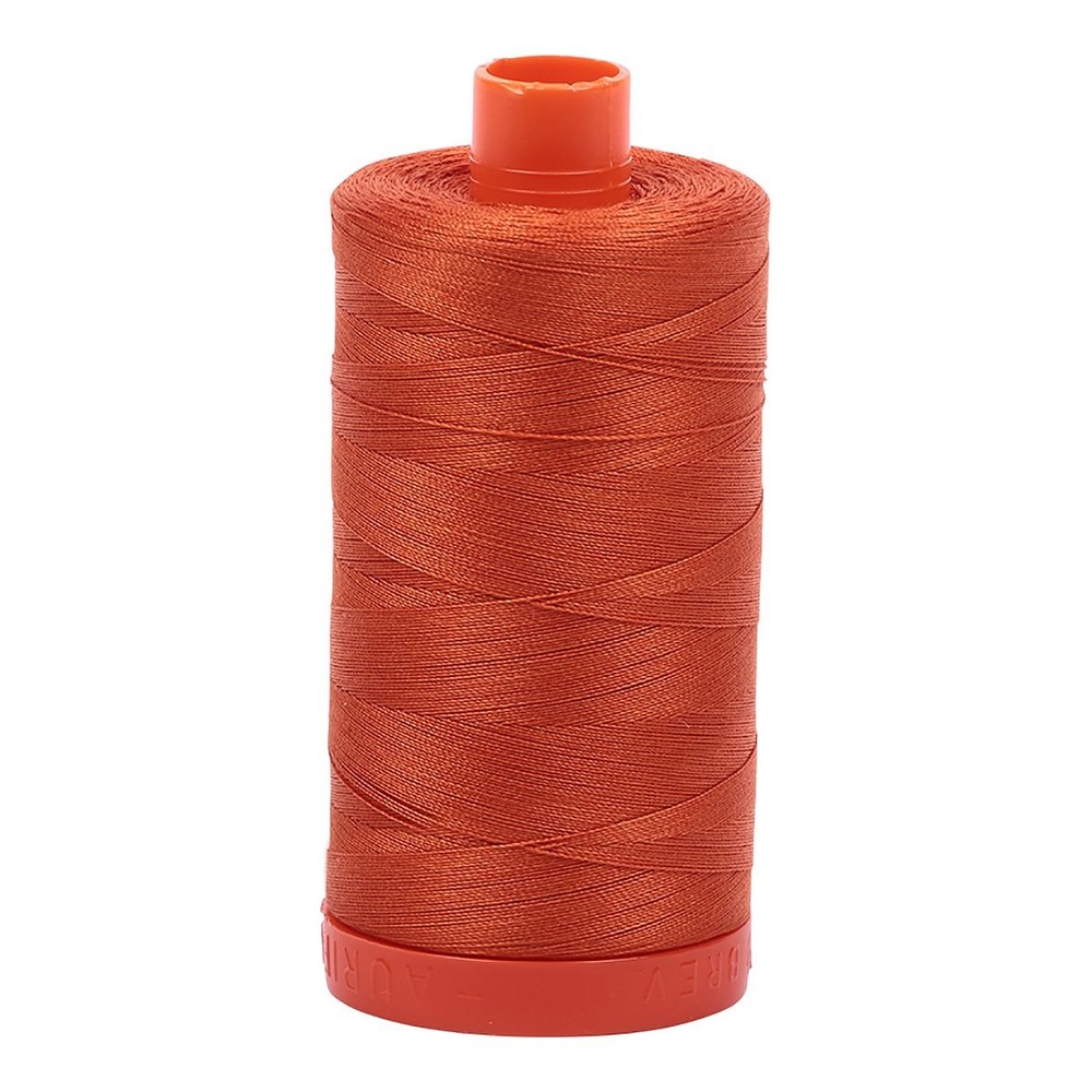 Mako Cotton Thread Solid 50wt 1422yds Rusty Orange
