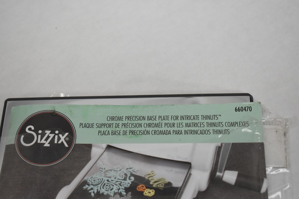 Sizzix Chrome Precision Base Plate for Intricate Thinlits 660470 Die Cutting