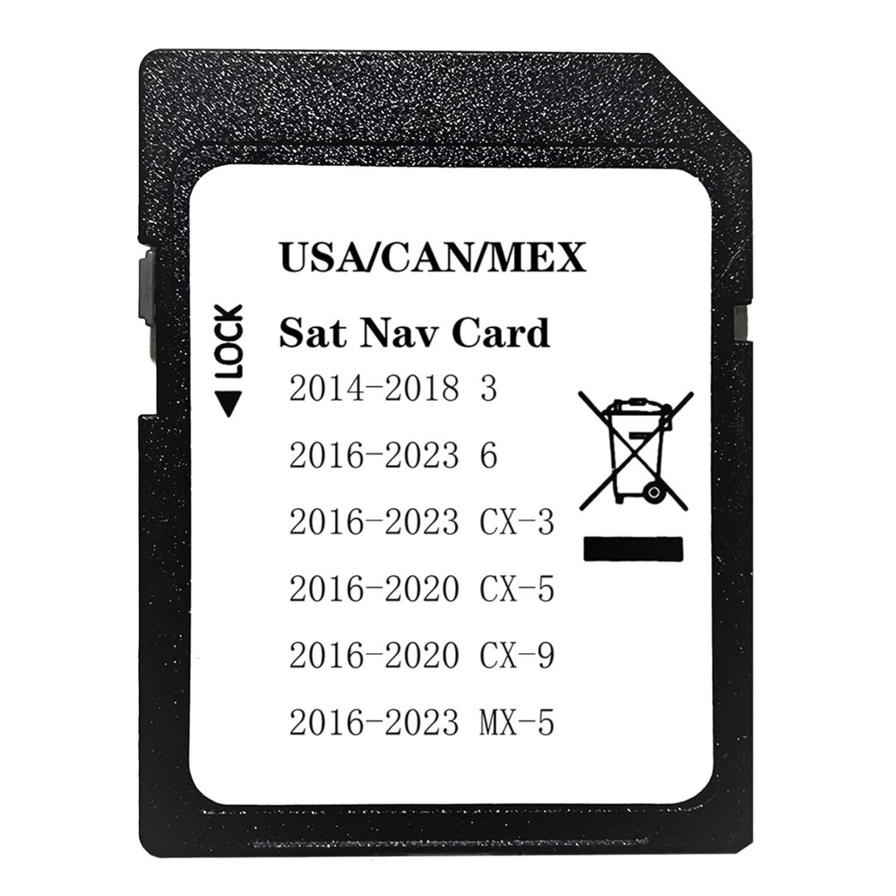 Upgraded Navigation SD Card with Latest Maps Version Compatible with 3 6 CX-3 CX