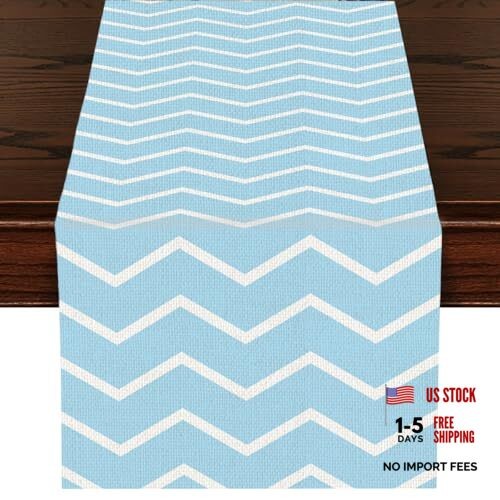 Table Runner, Kitchen Dining Table Decor Decor Gifts Table Runners Wave Shape
