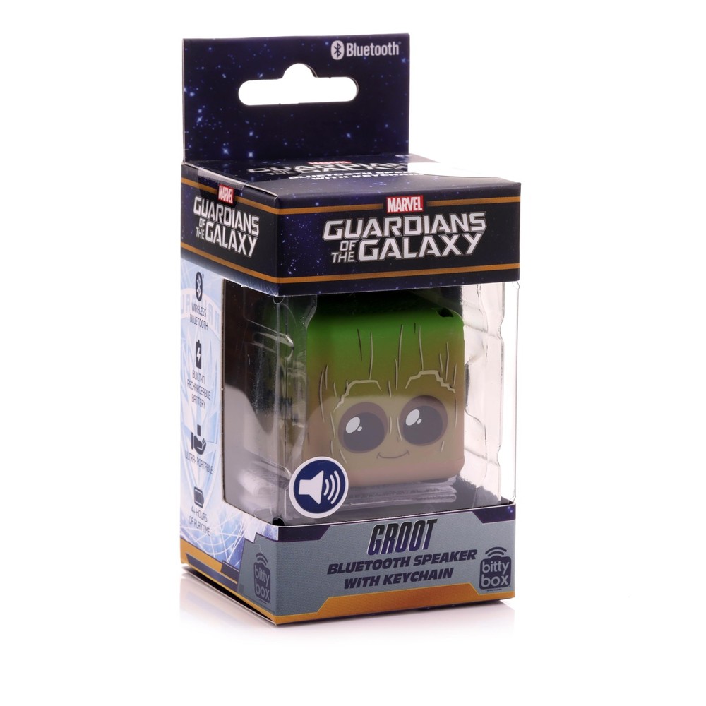 Bitty Boomers Marvel: Groot - Bitty Box 1.3 Inch Keychain Bluetooth Speaker