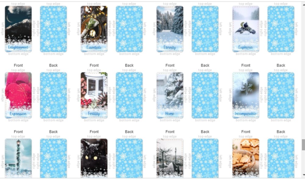Winter's Embrace Oracle Deck | Spirituality | Lightwork | Reflection | 53 Cards
