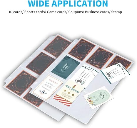 9 Pocket Trading Card Binder Pages