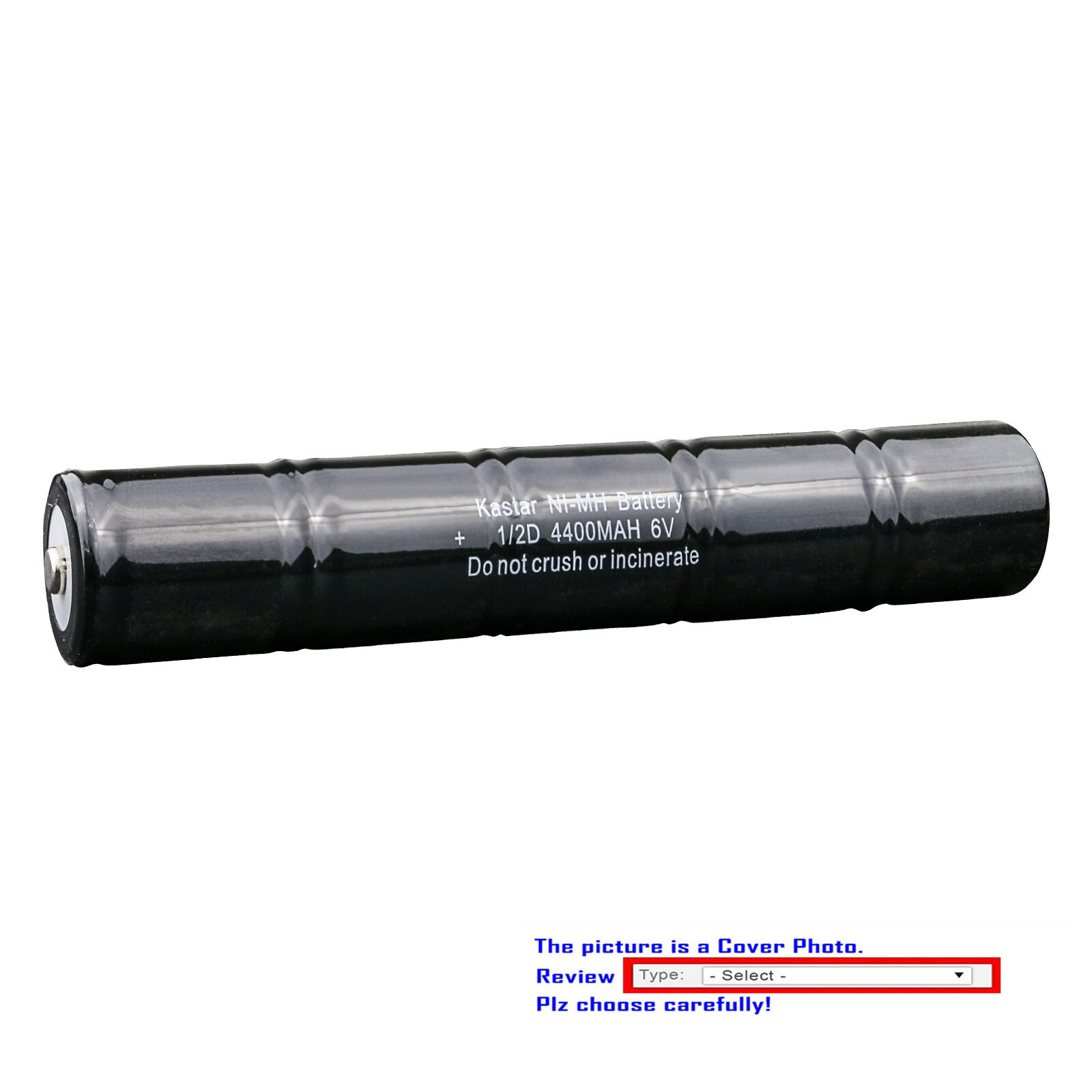 Kastar 6V 4400mAh Ni-MH Battery Replace for Maglight ARXX075 ARXX235 N38AF001A