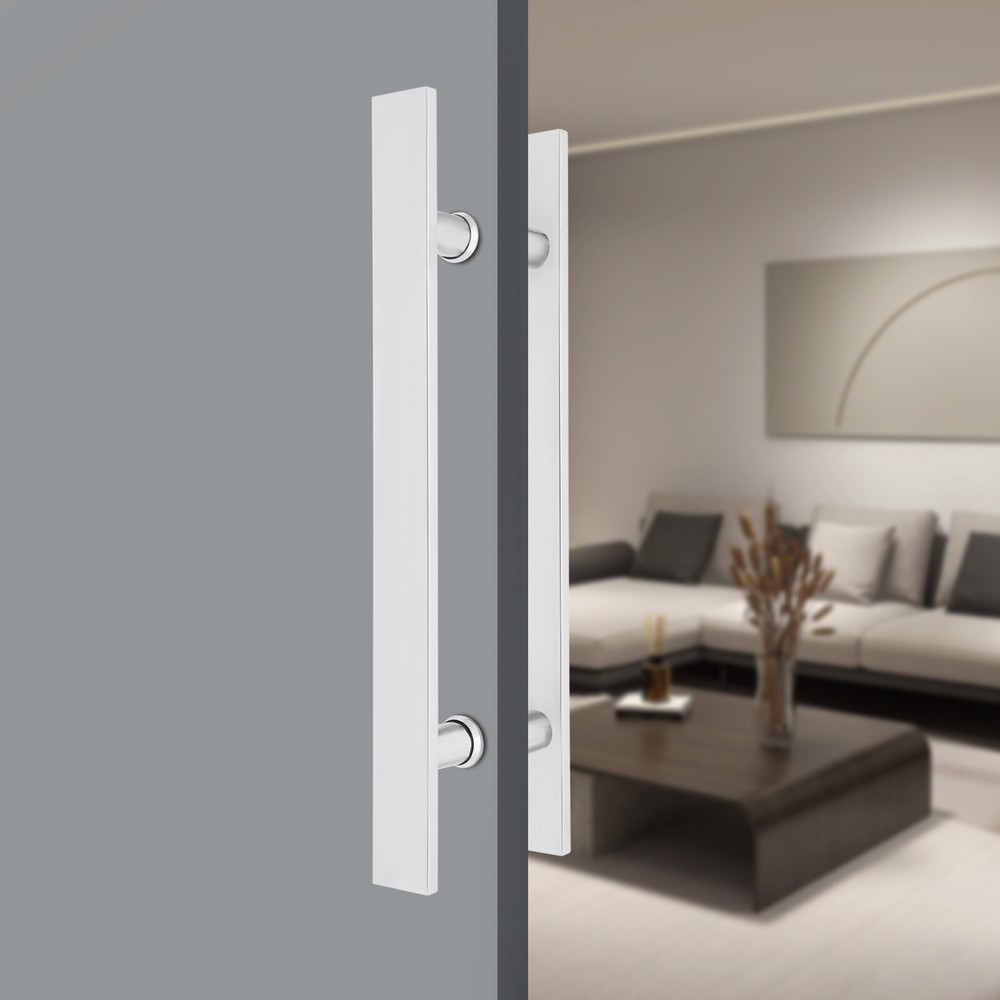 Pull Push Sliding Barn Door Handles H Shape Door Pull Handle Stainless Steel