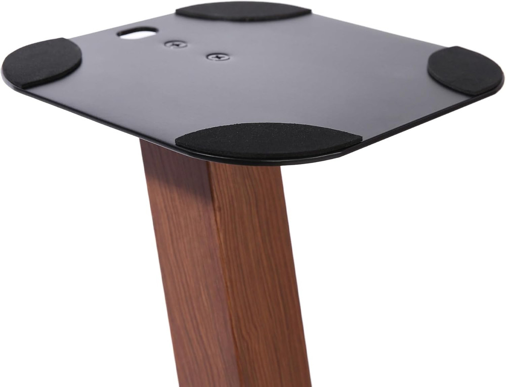 One Pair Fixed Height Universal Speaker Floor Stands - Cedar - 610 Series