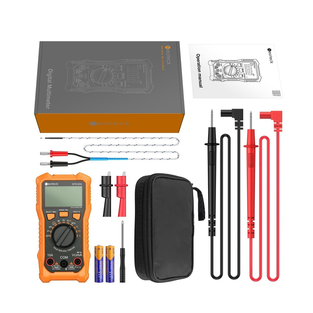 Neoteck 6000 Counts Digital Multimeter with NCV and TRMS Auto Range Multimete...