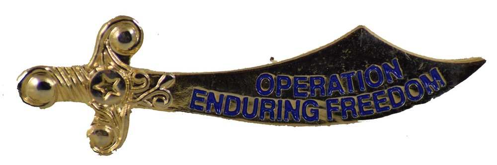 OPERATION ENDURING FREEDOM HAT PIN