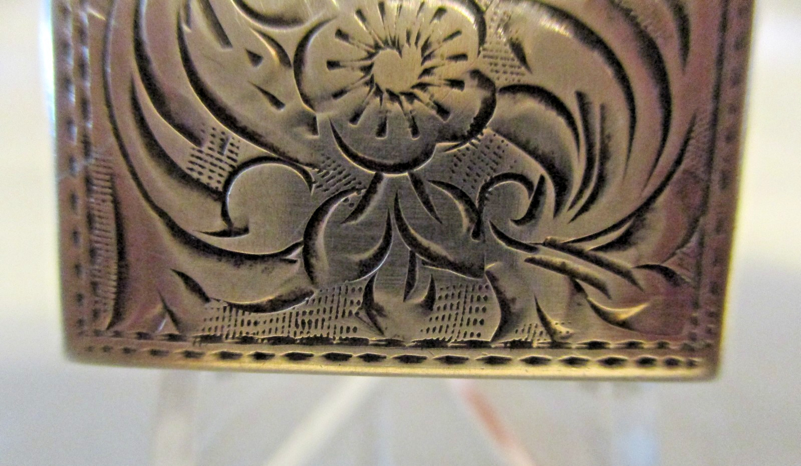 Art Deco Heavy Silver Lighter with Hall Marks 835