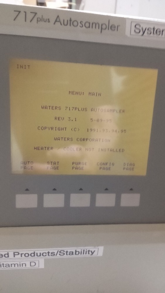 Waters 717 Plus HPLC Autosampler Liquid Chromatography WAT078900 Carousel Error