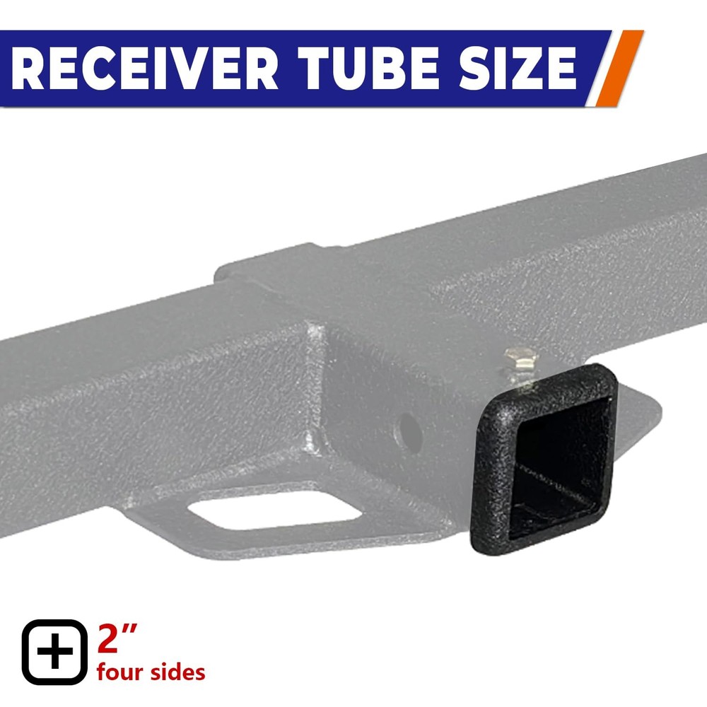 Class 3 Trailer Hitch Black Compatible with 2006-2018 RAV4 2” Hitch Receiver