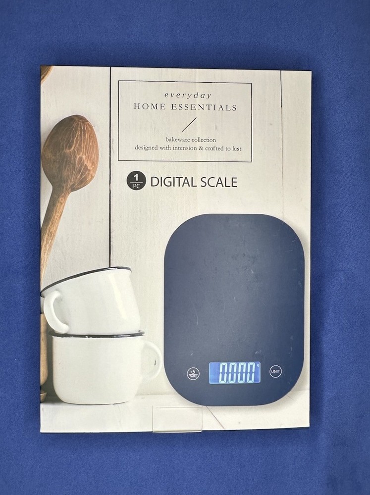 Everyday Home Essentials DIGITAL SCALE - Digital Kitchen Scale with LCD Display