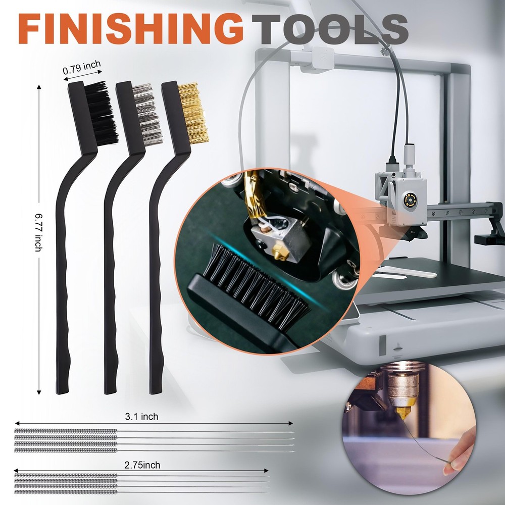 3D Printer Tool Kit - 30pcs 3D Printing Accessories for FDM & SLA Printers, N...
