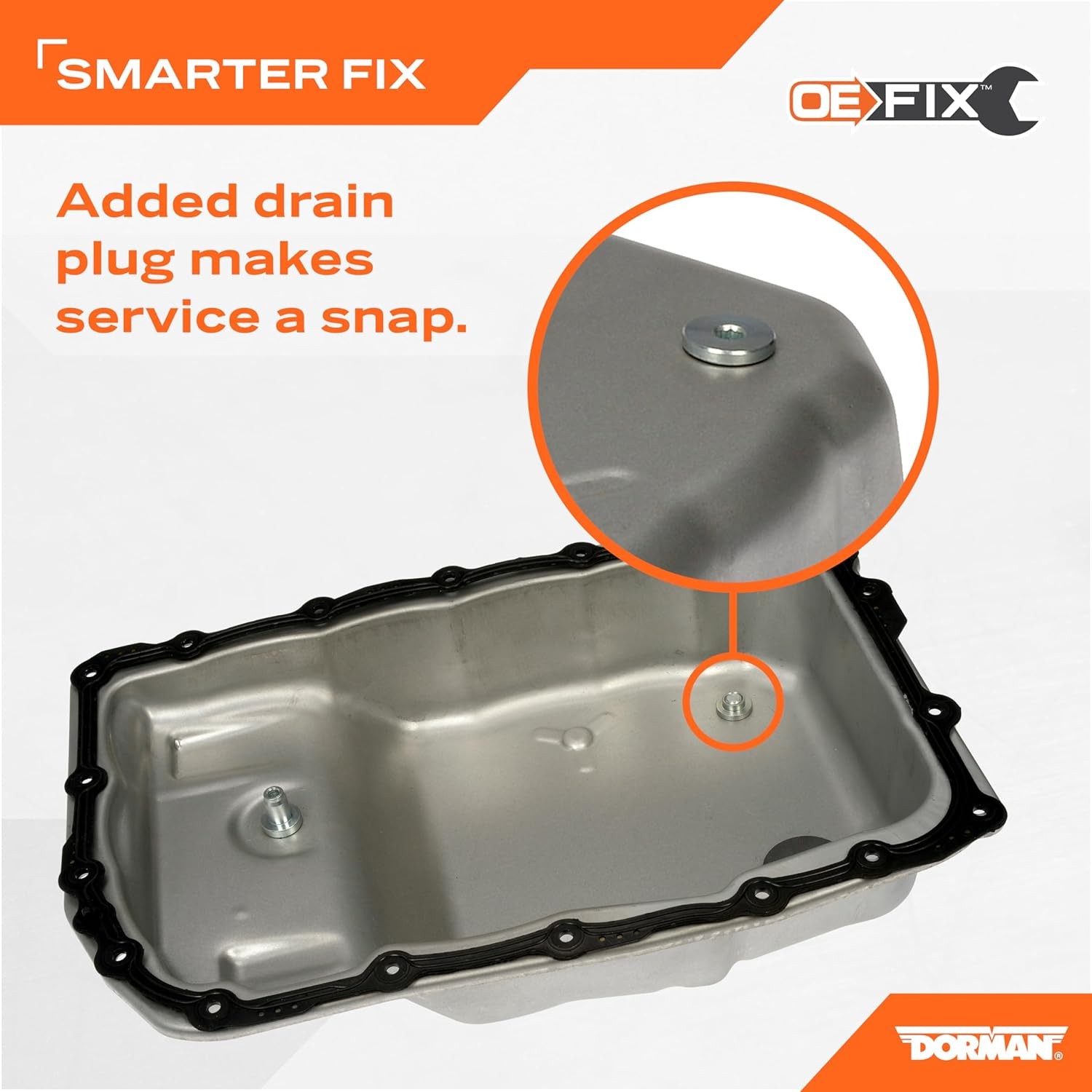 GM Transmission Pan with Drain Plug — Safe, Clean Service, Includes Filter
