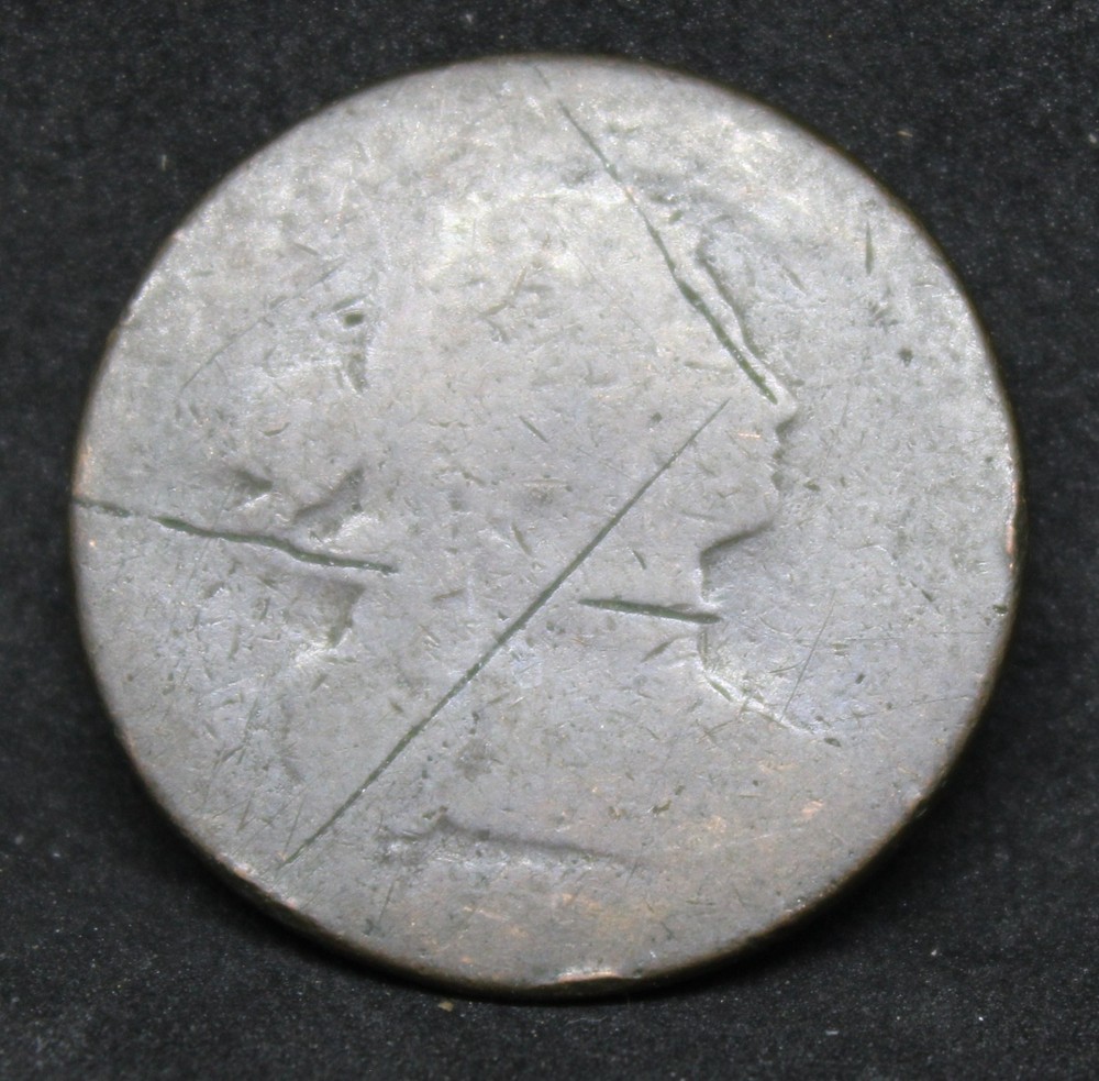 no date Draped Bust cent