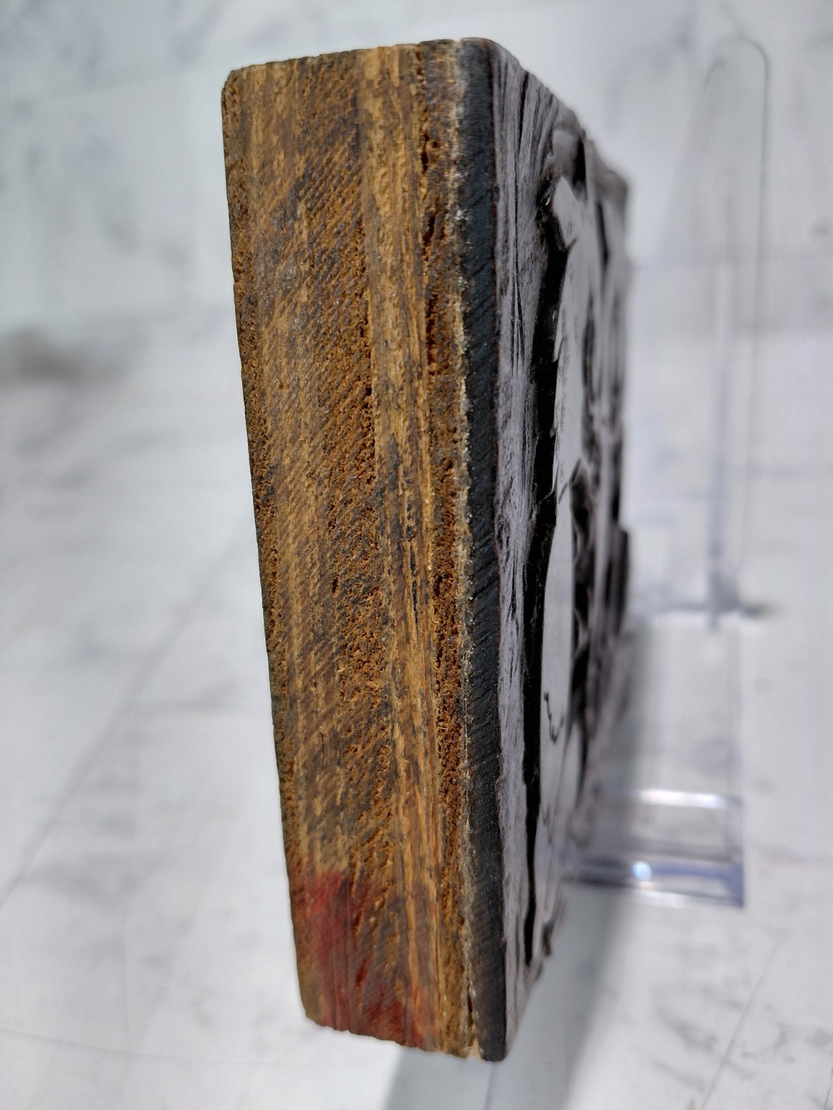 Vintage Wood Printing Block Owls Birds Carved Stamp Letterpress Art Decor 3.5"