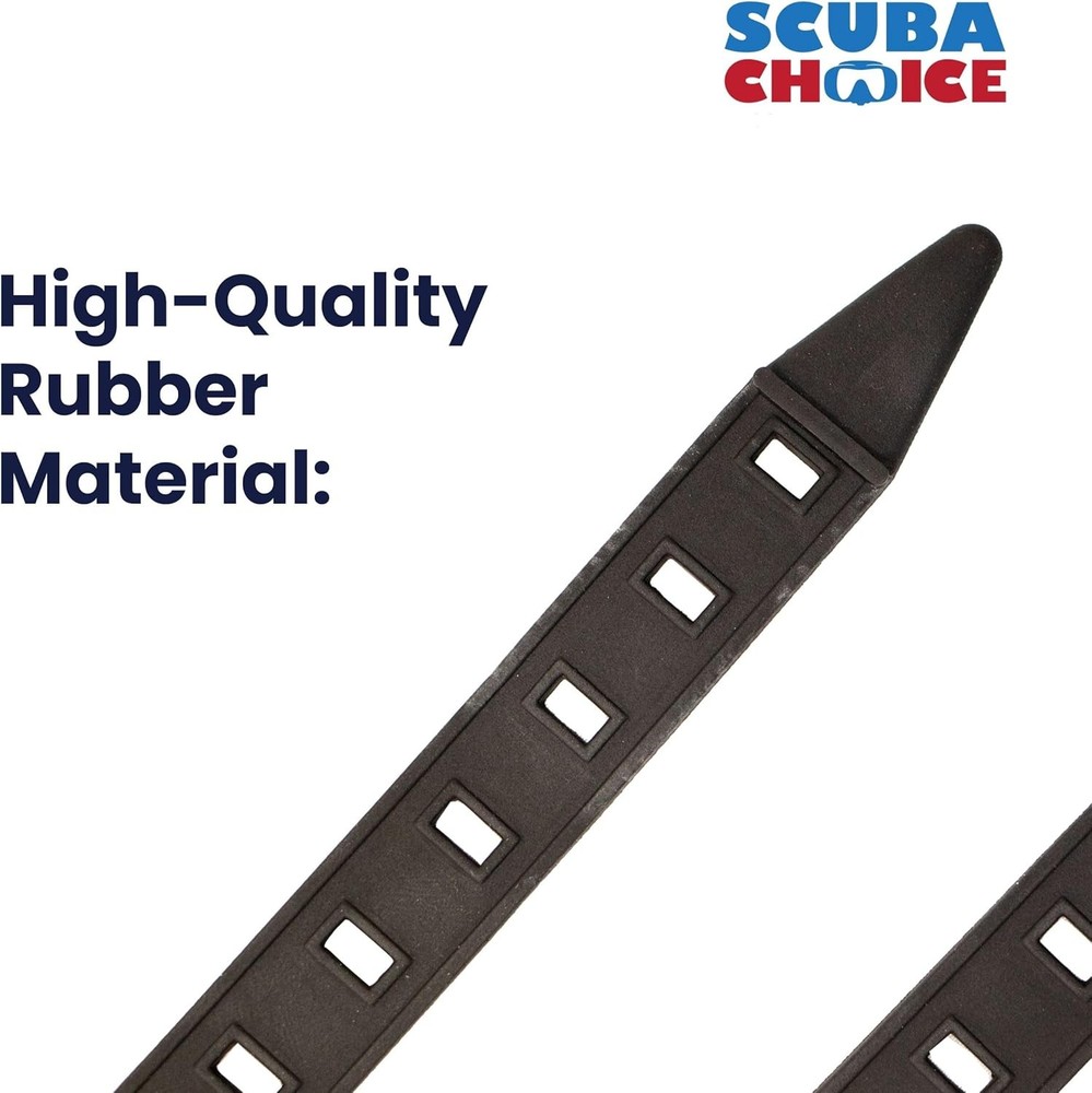 Diving Rubber Knife Straps Adjustable Secure Fit