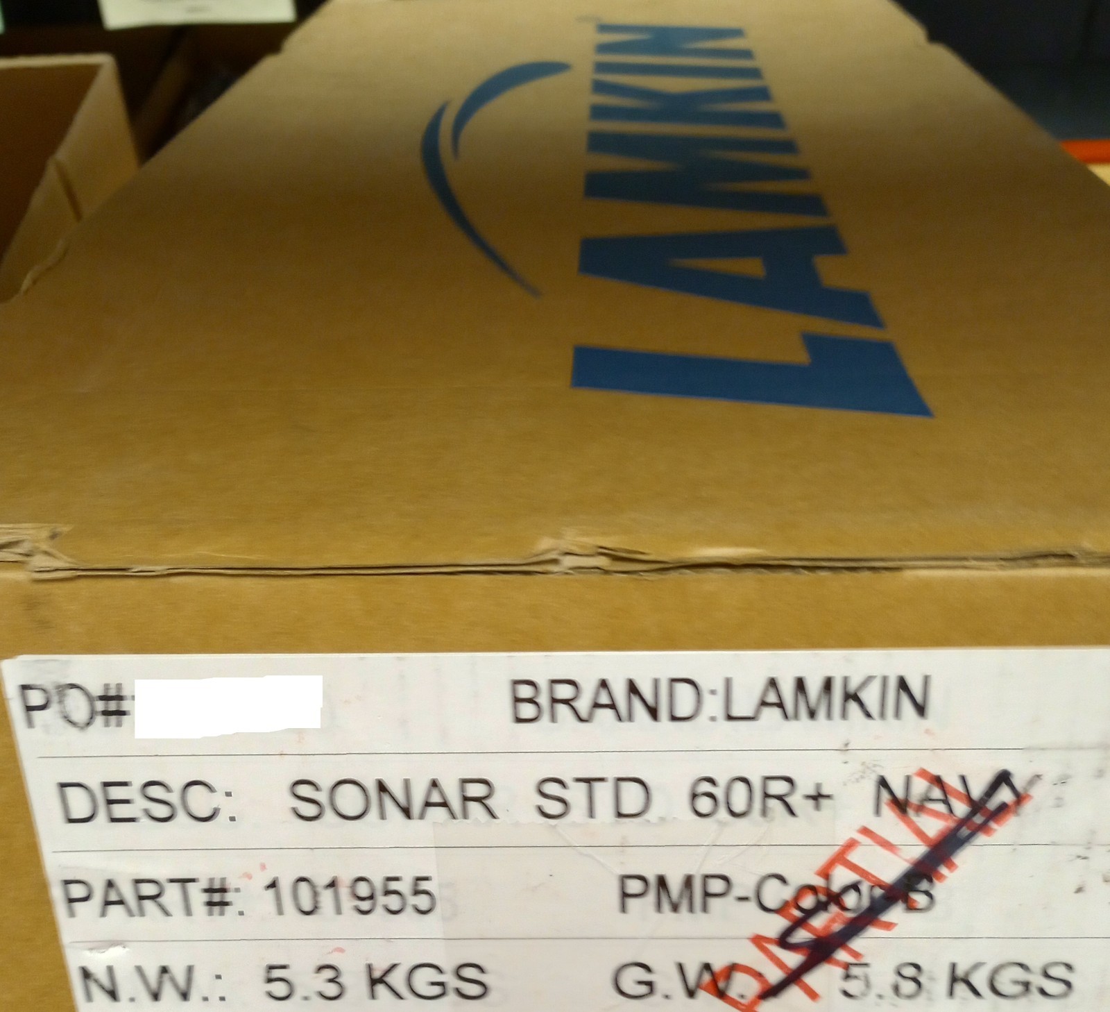 *CLOSE OUT* 8 Lamkin Standard Sonar+ Hero Golf Club Grips Navy Blue 60R+ 101955