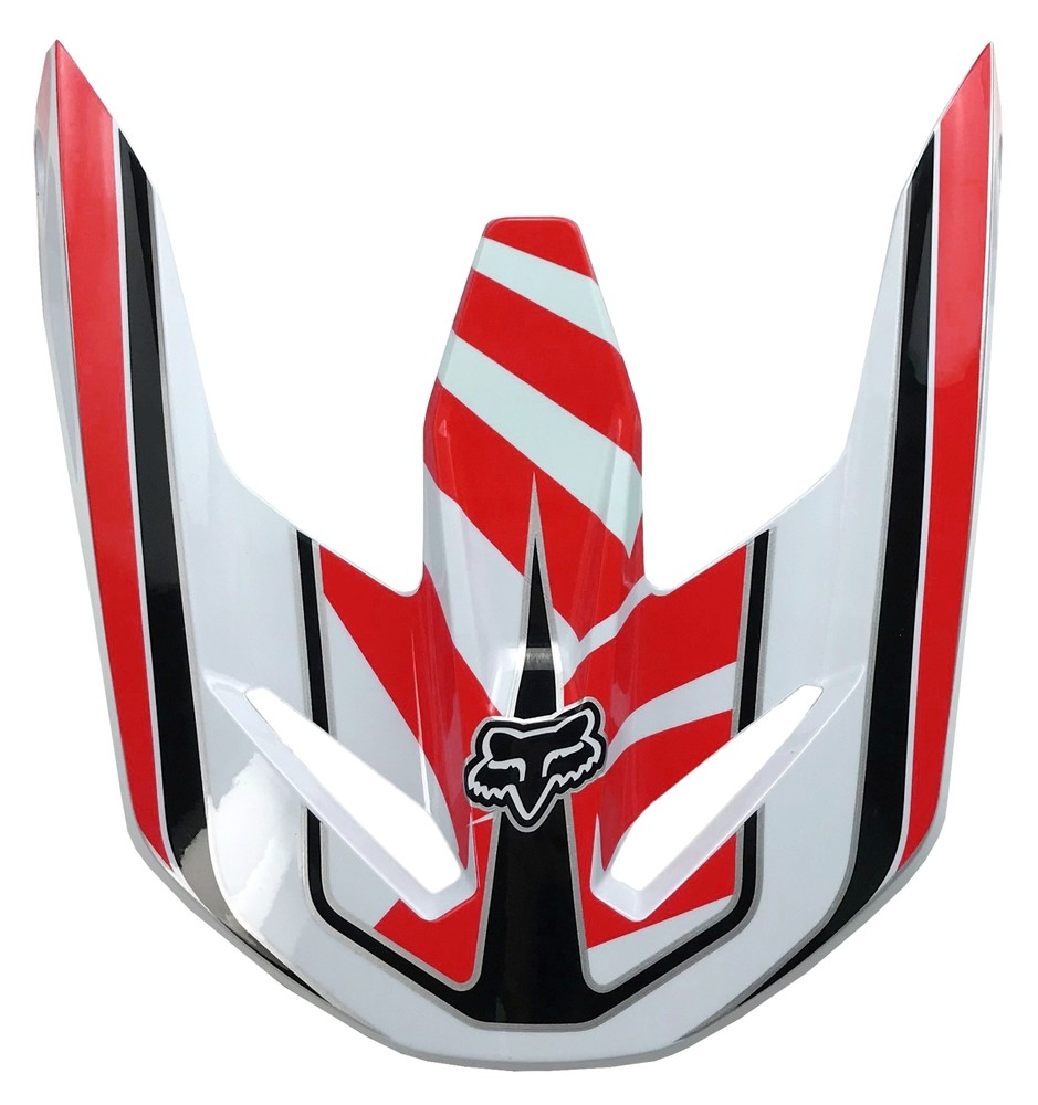 Fox Racing V1 GOAT Helmet Visor/Peak Red