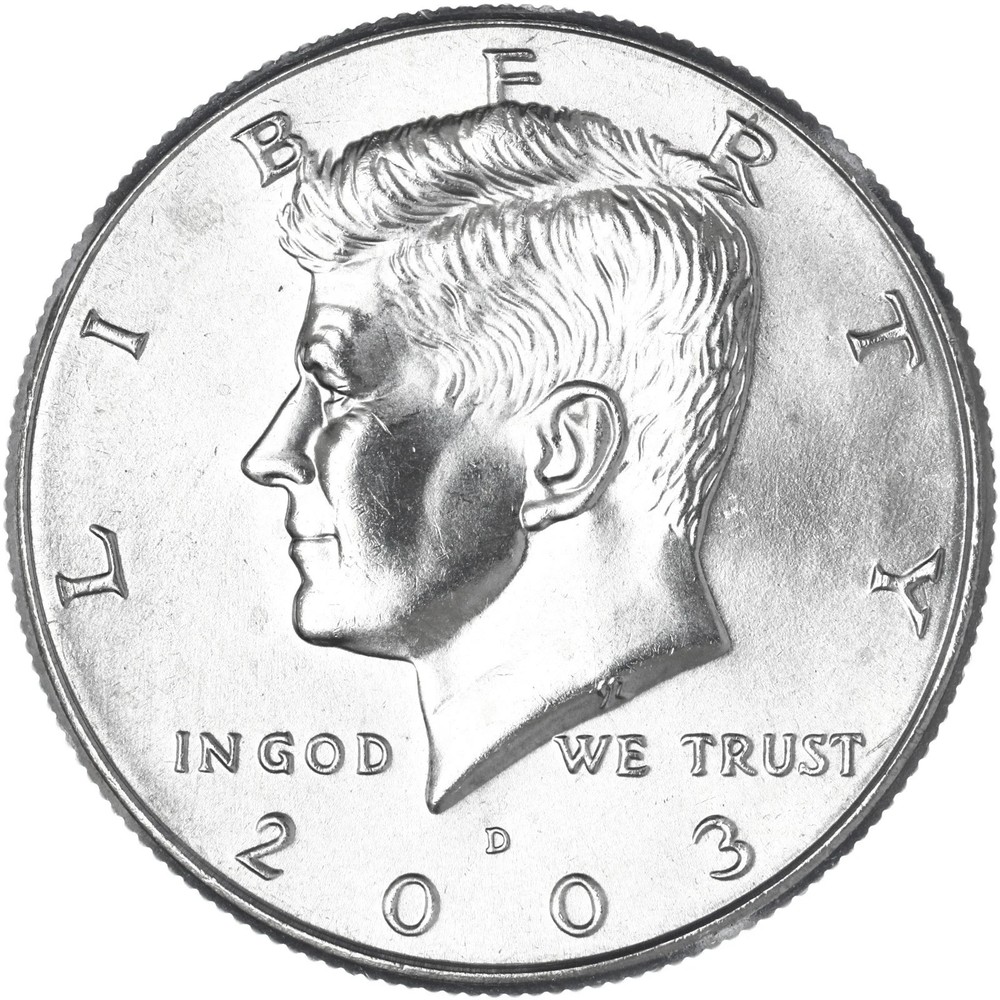 2003 D Kennedy Half Dollar Uncirculated from Mint Set