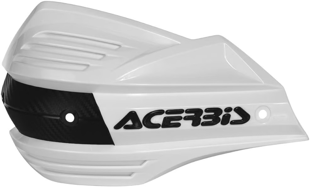 Acerbis X-Factor Replacement Plastic Handguards - White Motorcycle 2393480002