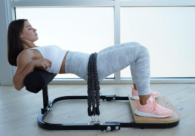 BootySprout Hip Thrust Machine for High Resistance Glute Training - Home Gym