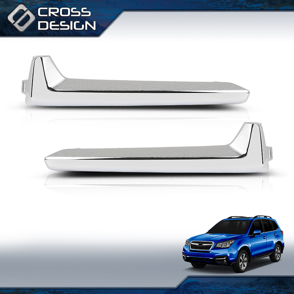 Fog Light Molding Trim Fit For 2017-2018 Subaru Forester Left Right Side Chrome