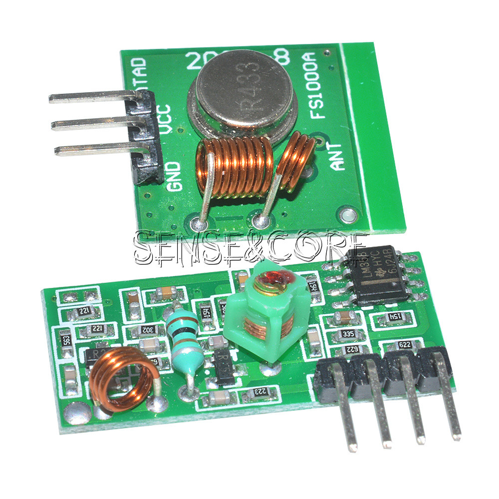 433Mhz RF Transmitter Receiver Wireless Transmitter & Receiver Module Arduino-